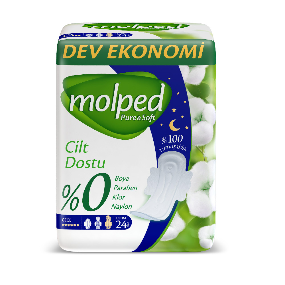 Molped Pure & Soft Dev Eko Paket Gece 24'lü