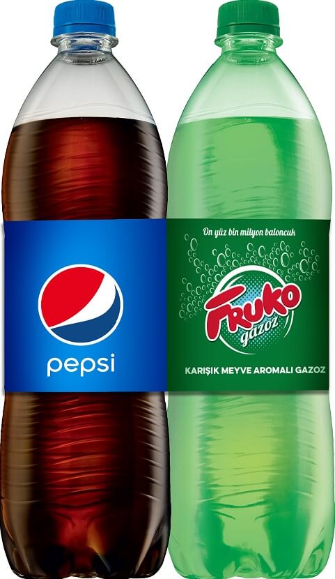 Pepsi 1 Lt+Fruko 1 Lt 