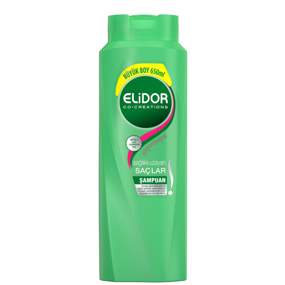 Elidor Sağlıklı Uzayan Saçlar Şampuan 650 Ml