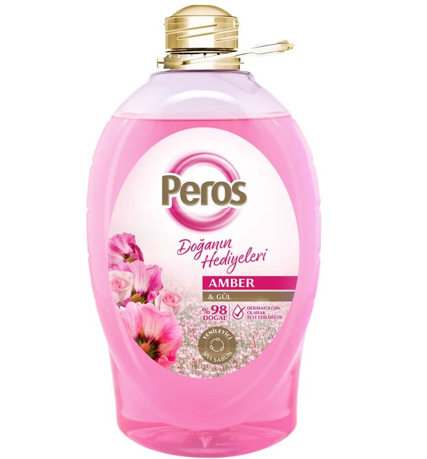 Peros Sıvı Sabun Amber-Gül 3600 Ml