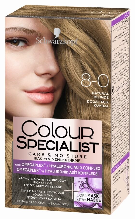 Colour Specialist Saç Boyası Doğal Açık Kumral 8-0 60 Ml