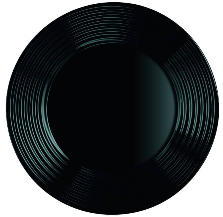 Luminarc Temperli Servis Tabak Siyah 25 cm